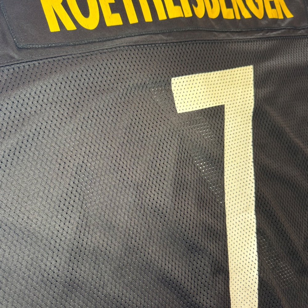 Pittsburgh Steelers Jersey #7 Ben Roethlisberger Reebok - XXL - Picture 3 of 7